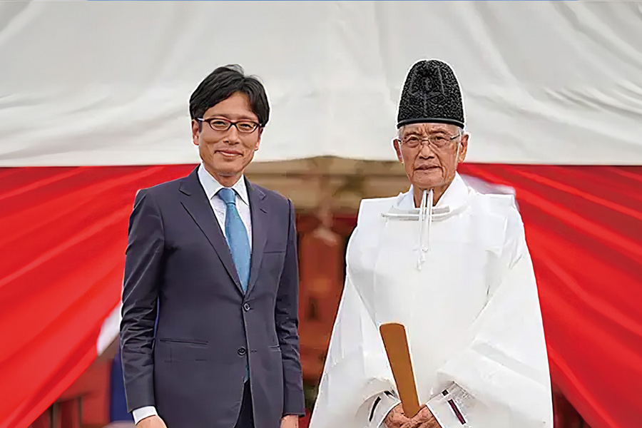 神道形式による年二回の御霊祭